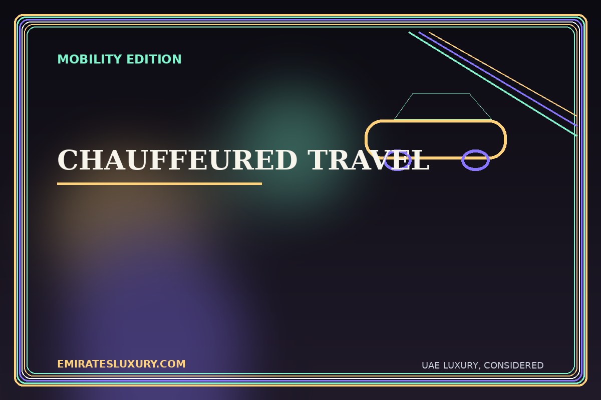 Editorial illustration for Chauffeured travel that protects the schedule