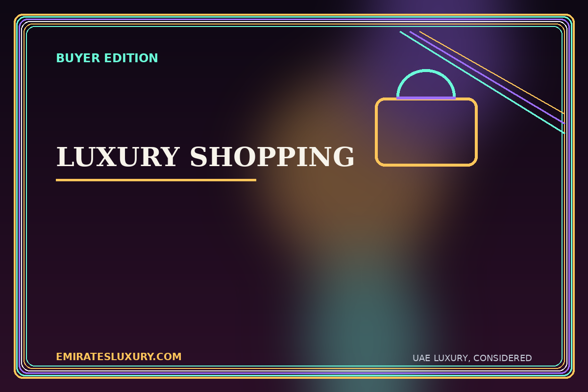 Editorial illustration for Luxury shopping with a due-diligence mindset