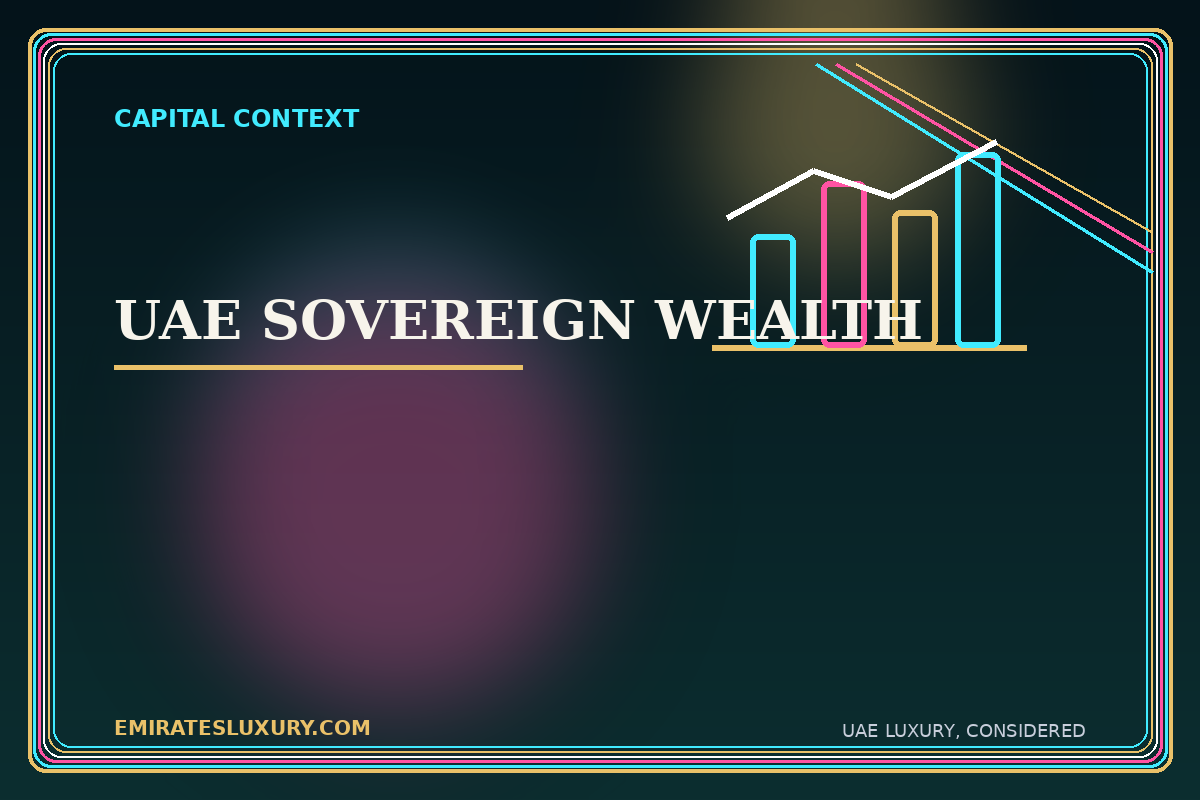 Editorial illustration for A clear reader’s guide to UAE sovereign wealth